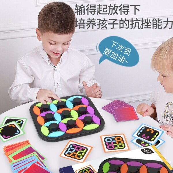 Rotating puzzle board