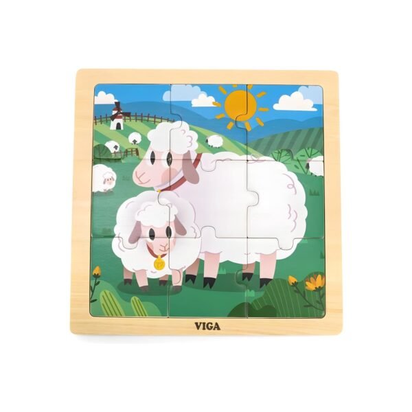 Wooden Puzzle 9 Pieces