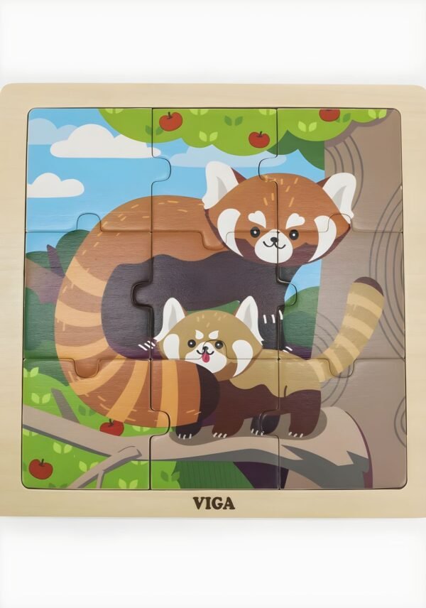 Wooden Puzzle 9 Pieces