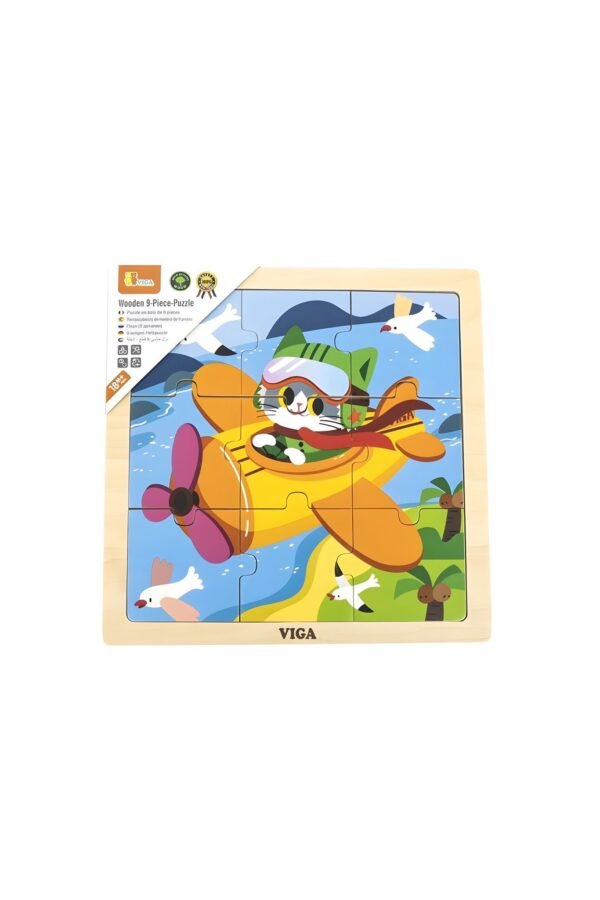 Wooden Puzzle 9 Pieces