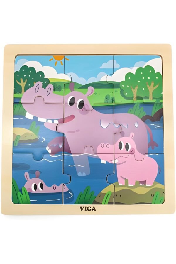 Wooden Puzzle 9 Pieces